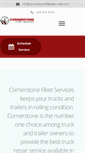 Mobile Screenshot of cornerstonefleetservices.com